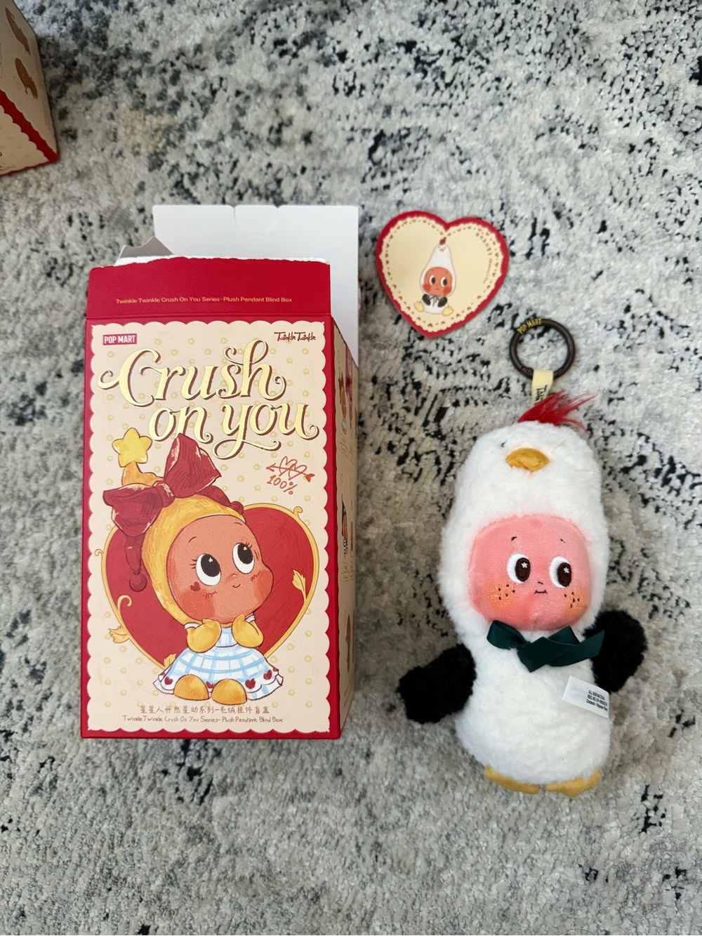 POP MART Twinkle Twinkle Crush on You Series Plush Pendant Albatross Vow